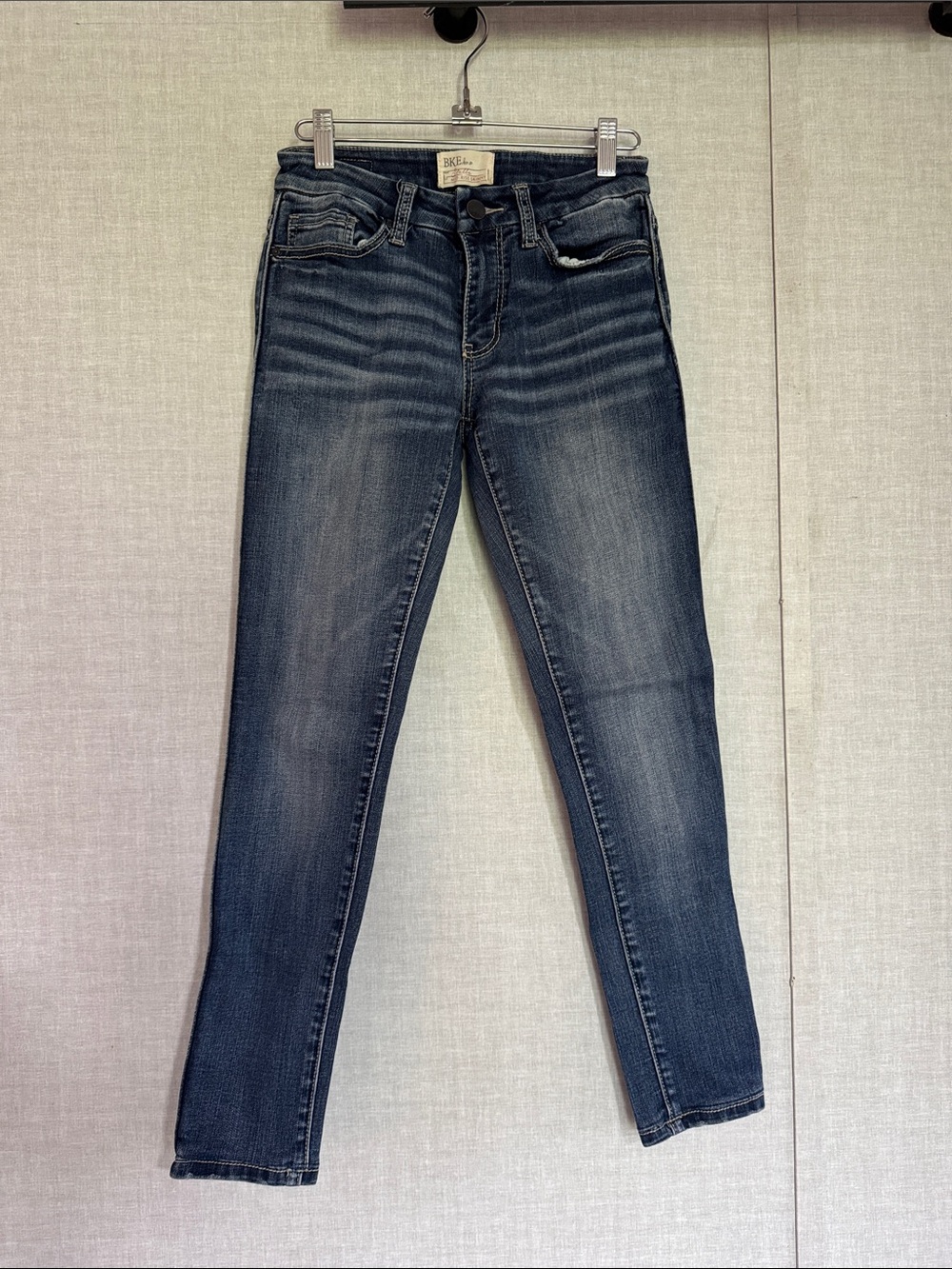 BKE Women’s Skinny Jeans - Dark Blue Wash